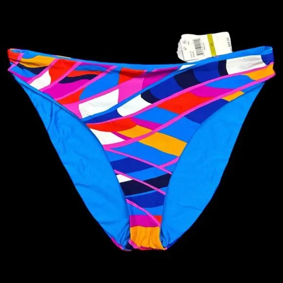 Trina Turk Rio Reversible French Cut Bikini Bottom Women's Size 14 - Picture 10 of 13